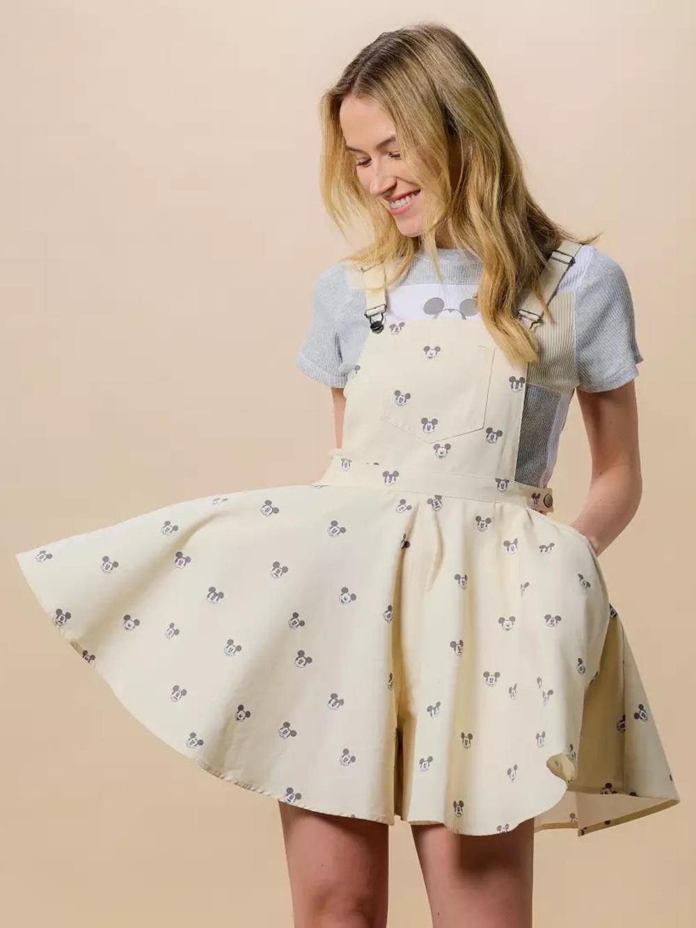 Disney Parks NWOT Her Universe Mickey Mouse Short Overalls